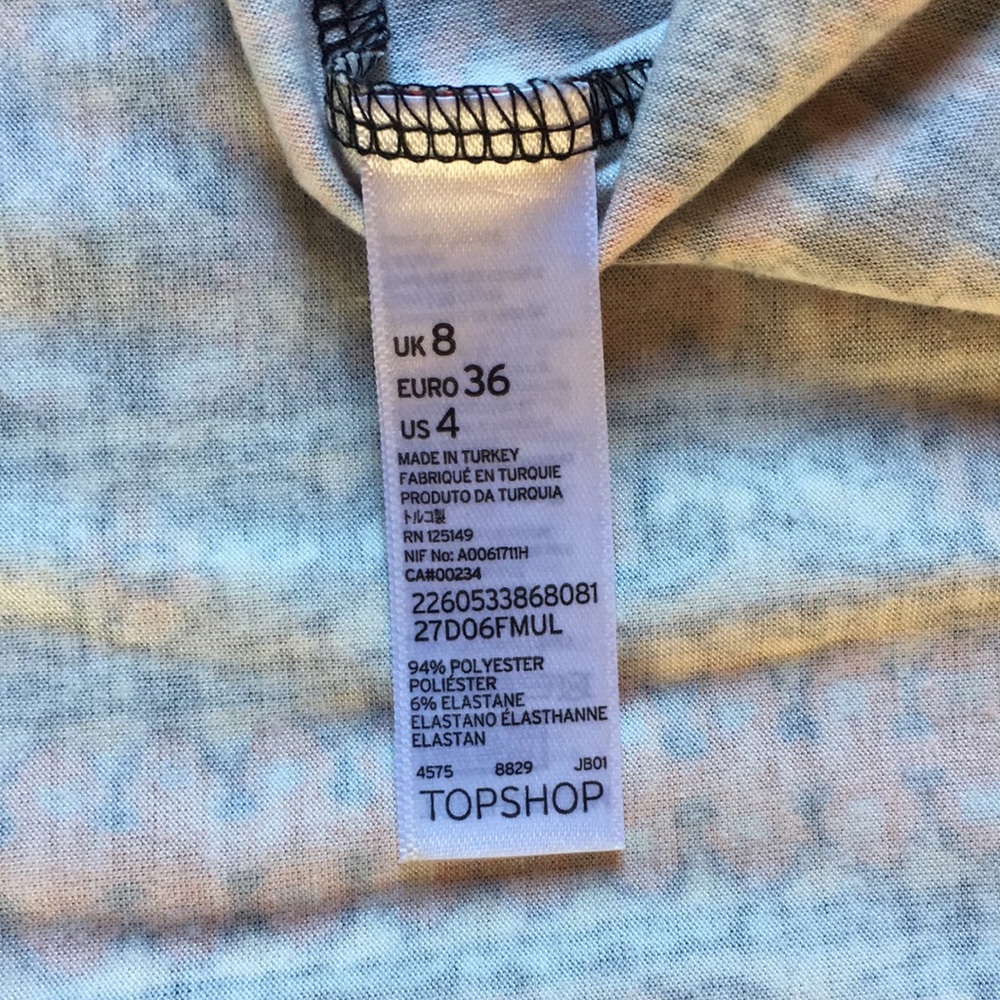 TOPSHOP Persian Rug Tube Skirt Size 4. RARE ☆ - Picture 9 of 12